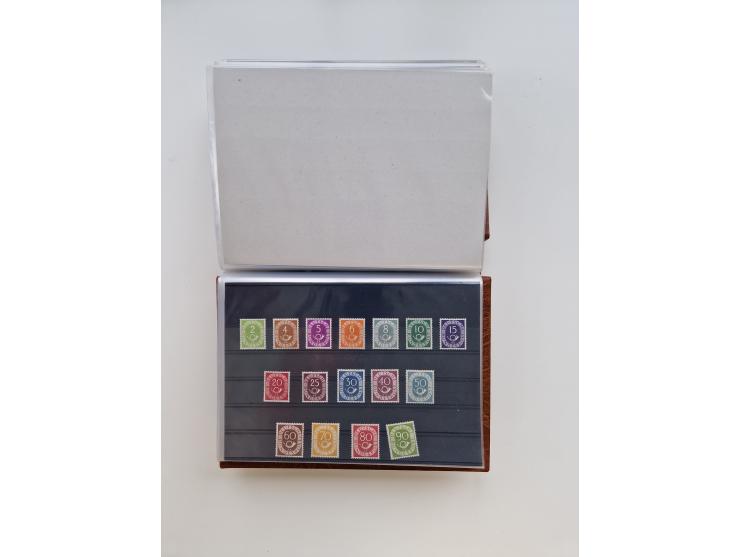 1850/1955 (ca.), interessante kleine Partie, dabei u.a. DR mit Bl. 1-3, Posthornsatz, etc.