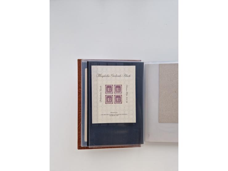 1850/1955 (ca.), interessante kleine Partie, dabei u.a. DR mit Bl. 1-3, Posthornsatz, etc.