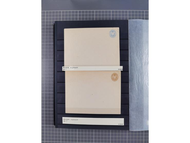 1851/67 (ca.), kleine Partie Baden, Taxis und Preußen-Ganzsachen