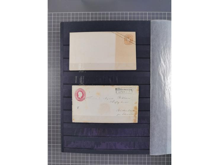 1851/67 (ca.), kleine Partie Baden, Taxis und Preußen-Ganzsachen