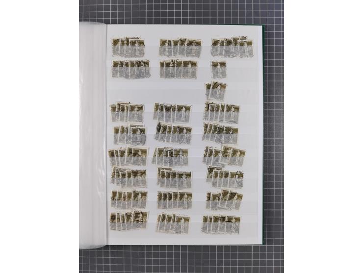 1949, gestempelte Lagerpartie “Stephan” 12 Pfg. - 2M., meist schöne Stempelqualität, meist gute Erhaltung (MI.-Nr. 35-41, ca.