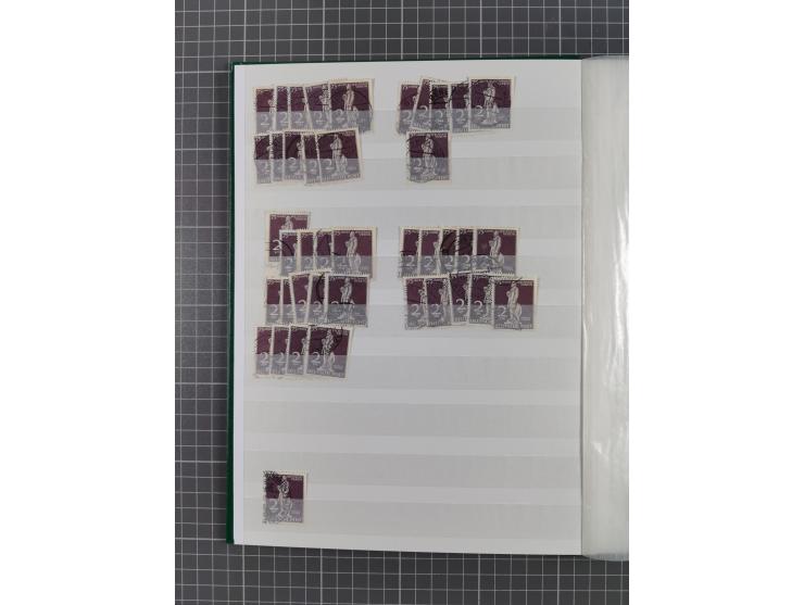 1949, gestempelte Lagerpartie “Stephan” 12 Pfg. - 2M., meist schöne Stempelqualität, meist gute Erhaltung (MI.-Nr. 35-41, ca.