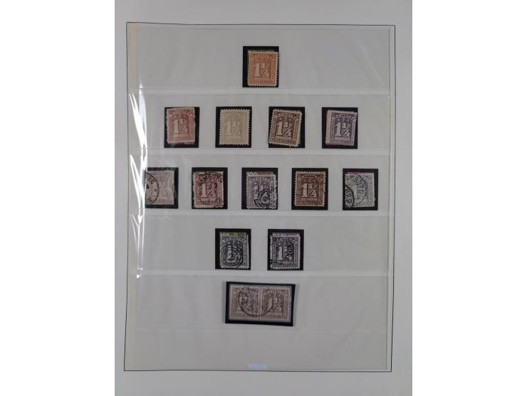 1859/67, meist gestempelte Sammlung, dabei u.a. Mi.-Nr. 18 gestempelt mit Fotoattest Lange BPP, zwei Briefe und vier Ganzsach