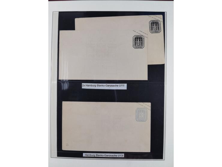 1859/67, meist gestempelte Sammlung, dabei u.a. Mi.-Nr. 18 gestempelt mit Fotoattest Lange BPP, zwei Briefe und vier Ganzsach