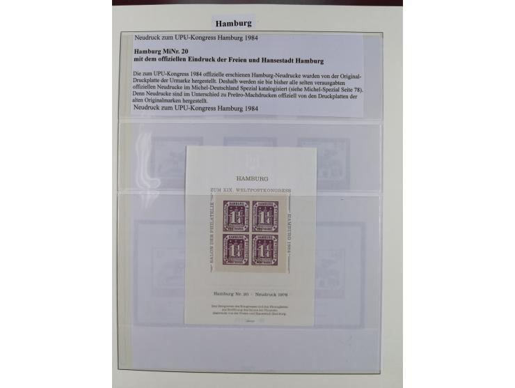 1859/67, meist gestempelte Sammlung, dabei u.a. Mi.-Nr. 18 gestempelt mit Fotoattest Lange BPP, zwei Briefe und vier Ganzsach