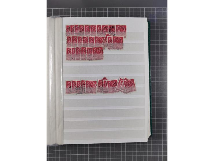 1949/53, gestempelte Lagerpartie ex Mi.-Nr. 61-111 (ohne 68-71 und 106-109, meist schöne Stempelqualität, teils größere Stück