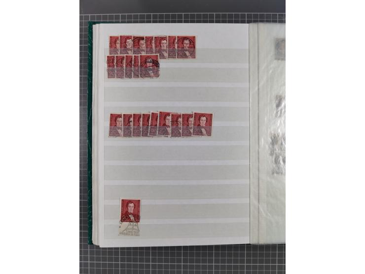 1949/53, gestempelte Lagerpartie ex Mi.-Nr. 61-111 (ohne 68-71 und 106-109, meist schöne Stempelqualität, teils größere Stück