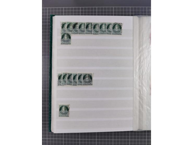 1949/53, gestempelte Lagerpartie ex Mi.-Nr. 61-111 (ohne 68-71 und 106-109, meist schöne Stempelqualität, teils größere Stück