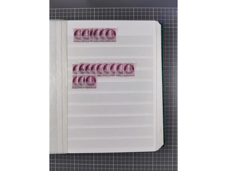 1949/53, gestempelte Lagerpartie ex Mi.-Nr. 61-111 (ohne 68-71 und 106-109, meist schöne Stempelqualität, teils größere Stück