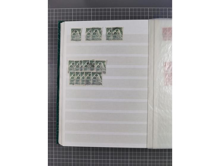 1949/53, gestempelte Lagerpartie ex Mi.-Nr. 61-111 (ohne 68-71 und 106-109, meist schöne Stempelqualität, teils größere Stück