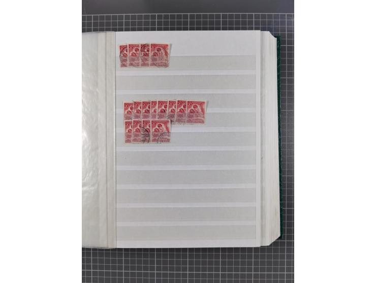 1949/53, gestempelte Lagerpartie ex Mi.-Nr. 61-111 (ohne 68-71 und 106-109, meist schöne Stempelqualität, teils größere Stück