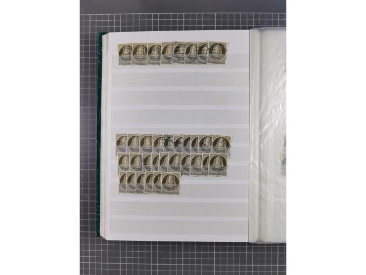 1949/53, gestempelte Lagerpartie ex Mi.-Nr. 61-111 (ohne 68-71 und 106-109, meist schöne Stempelqualität, teils größere Stück