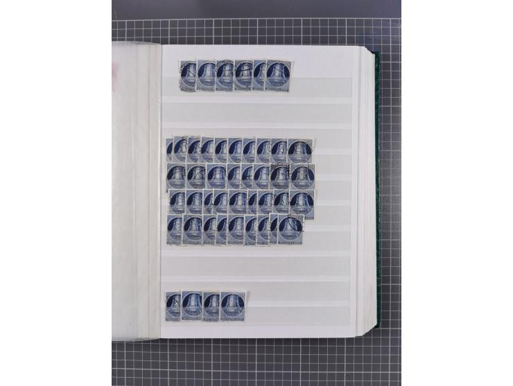 1949/53, gestempelte Lagerpartie ex Mi.-Nr. 61-111 (ohne 68-71 und 106-109, meist schöne Stempelqualität, teils größere Stück