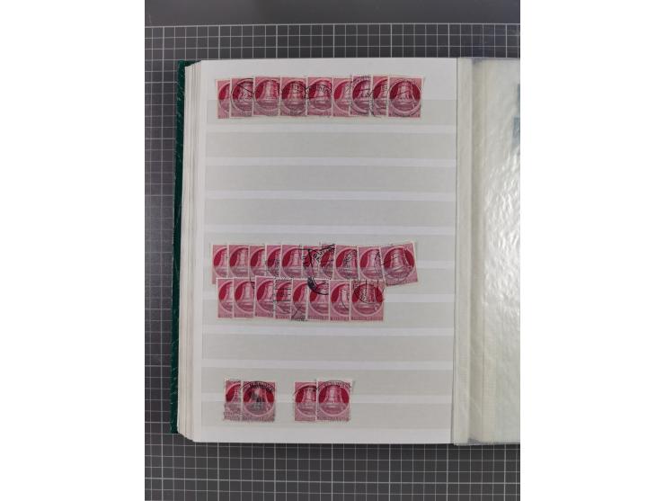 1949/53, gestempelte Lagerpartie ex Mi.-Nr. 61-111 (ohne 68-71 und 106-109, meist schöne Stempelqualität, teils größere Stück