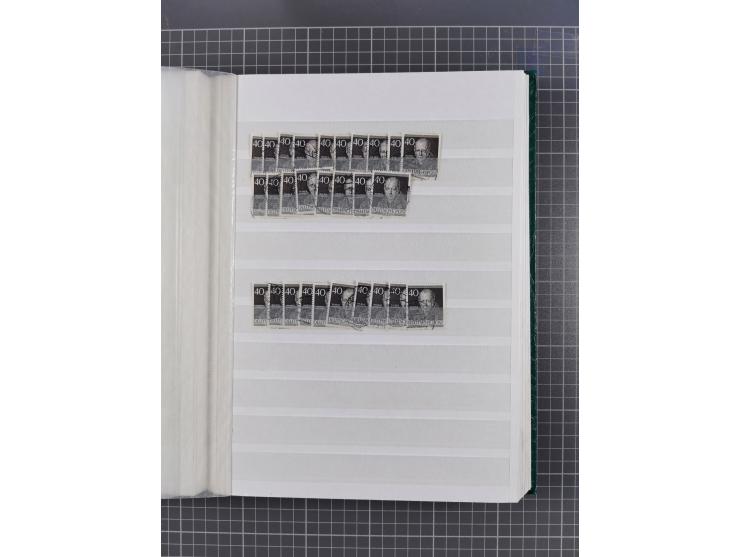 1949/53, gestempelte Lagerpartie ex Mi.-Nr. 61-111 (ohne 68-71 und 106-109, meist schöne Stempelqualität, teils größere Stück