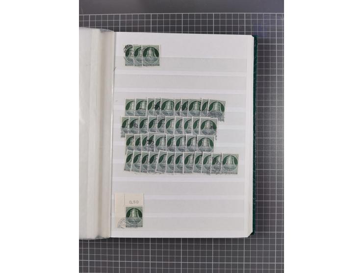 1949/53, gestempelte Lagerpartie ex Mi.-Nr. 61-111 (ohne 68-71 und 106-109, meist schöne Stempelqualität, teils größere Stück