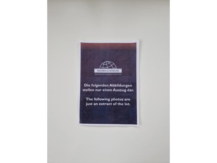 1860/2002 (ca.) interessanter Steckkarten- und Tütenposten mit Schwerpunkt Deutsches Reich ab Weimar mit besseren und kpl. Au