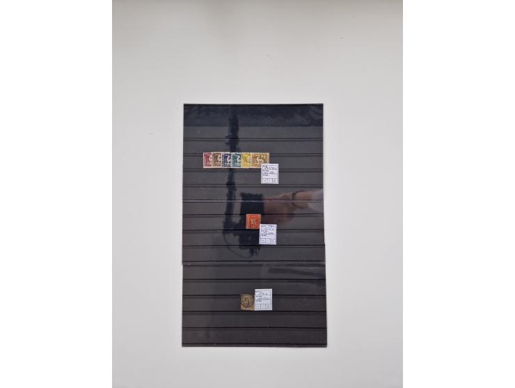 1860/2002 (ca.) interessanter Steckkarten- und Tütenposten mit Schwerpunkt Deutsches Reich ab Weimar mit besseren und kpl. Au