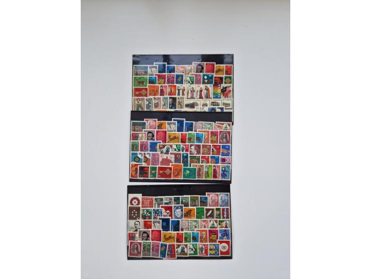 1860/2002 (ca.) interessanter Steckkarten- und Tütenposten mit Schwerpunkt Deutsches Reich ab Weimar mit besseren und kpl. Au