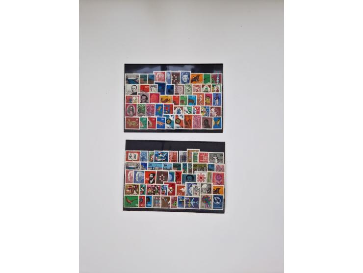 1860/2002 (ca.) interessanter Steckkarten- und Tütenposten mit Schwerpunkt Deutsches Reich ab Weimar mit besseren und kpl. Au