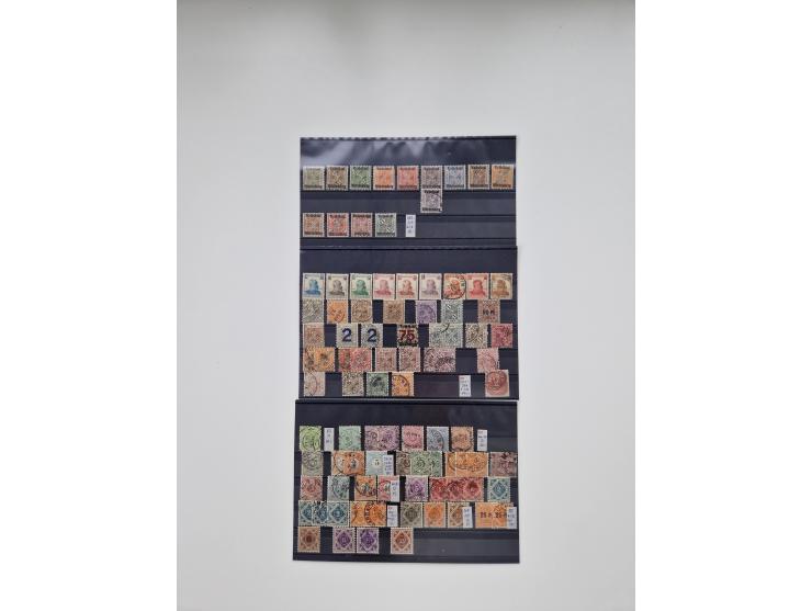 1851/1946(ca.), ungebrauchte/postfrische und gestempelte Partie auf Steckkarten, dabei viel Altdeutschland, hauptsächlich Bad