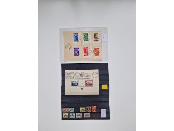 1851/1946(ca.), ungebrauchte/postfrische und gestempelte Partie auf Steckkarten, dabei viel Altdeutschland, hauptsächlich Bad