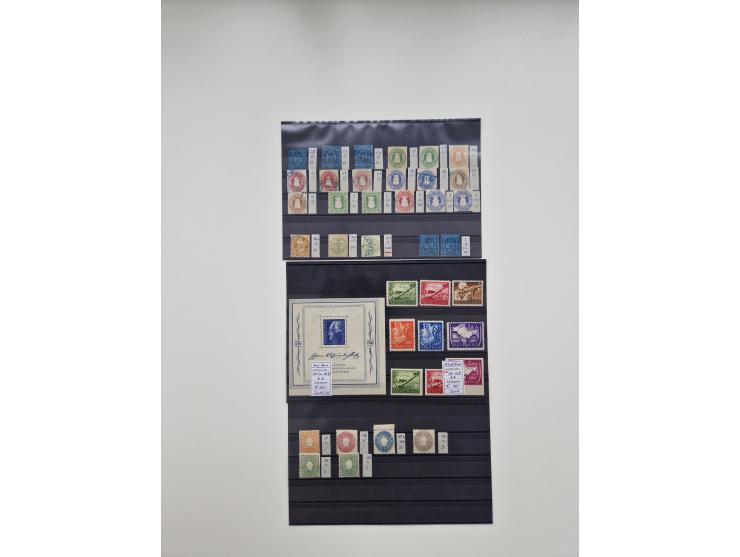 1851/1946(ca.), ungebrauchte/postfrische und gestempelte Partie auf Steckkarten, dabei viel Altdeutschland, hauptsächlich Bad