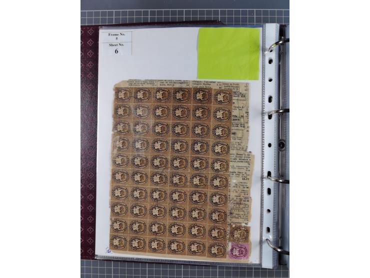 HYPERINFLATION: 1945/46, magnificent award-winning exhibit collection consisting of ca. 165 covers and parcel cards, showing 