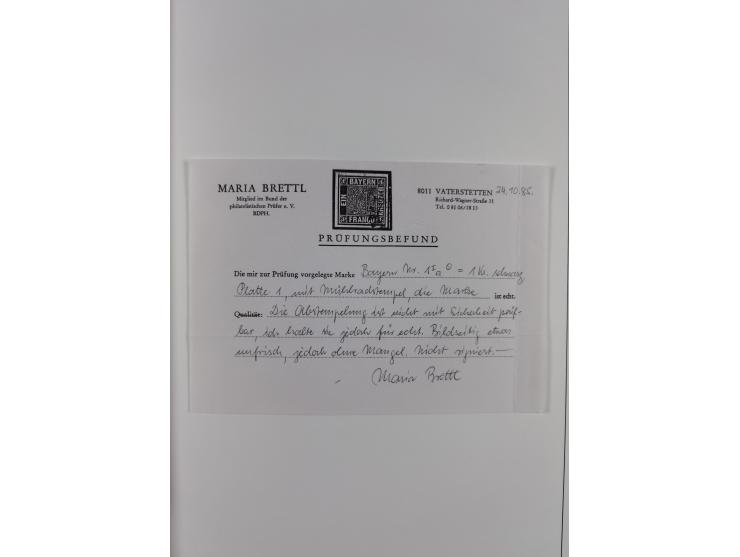 1849/1920, gestempelte Sammlung mit vielen signierten Werten, dabei u.a. Mi.1Ia (Stempel nicht prüfbar, Befund Brettl), 1IIa 