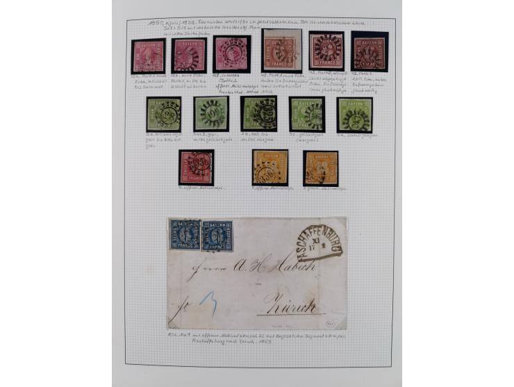 1849/1920, gestempelte Sammlung mit vielen signierten Werten, dabei u.a. Mi.1Ia (Stempel nicht prüfbar, Befund Brettl), 1IIa 