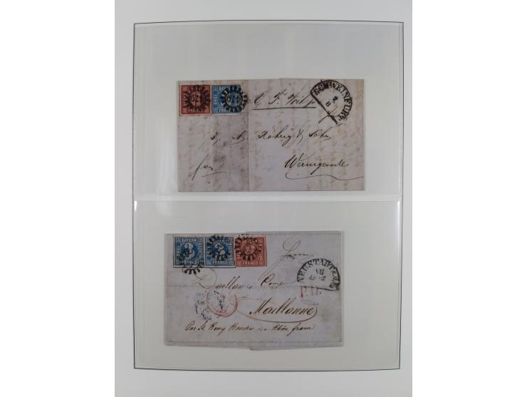 1849/1920, gestempelte Sammlung mit vielen signierten Werten, dabei u.a. Mi.1Ia (Stempel nicht prüfbar, Befund Brettl), 1IIa 