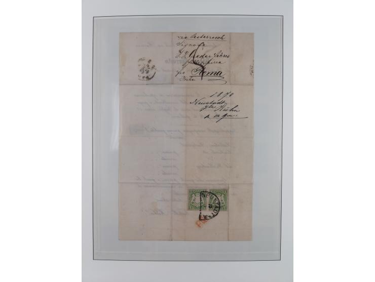 1849/1920, gestempelte Sammlung mit vielen signierten Werten, dabei u.a. Mi.1Ia (Stempel nicht prüfbar, Befund Brettl), 1IIa 