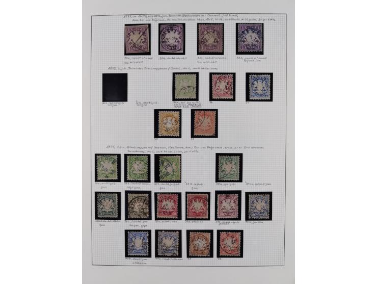 1849/1920, gestempelte Sammlung mit vielen signierten Werten, dabei u.a. Mi.1Ia (Stempel nicht prüfbar, Befund Brettl), 1IIa 