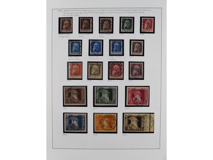 1849/1920, gestempelte Sammlung mit vielen signierten Werten, dabei u.a. Mi.1Ia (Stempel nicht prüfbar, Befund Brettl), 1IIa 