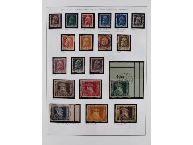 1849/1920, gestempelte Sammlung mit vielen signierten Werten, dabei u.a. Mi.1Ia (Stempel nicht prüfbar, Befund Brettl), 1IIa 