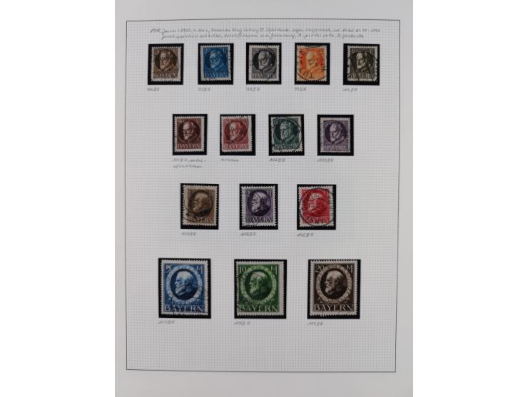 1849/1920, gestempelte Sammlung mit vielen signierten Werten, dabei u.a. Mi.1Ia (Stempel nicht prüfbar, Befund Brettl), 1IIa 