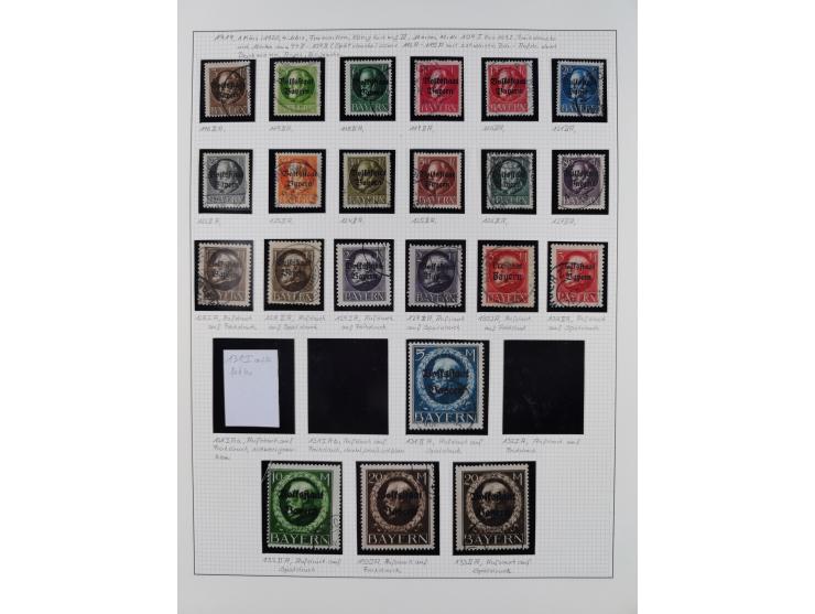 1849/1920, gestempelte Sammlung mit vielen signierten Werten, dabei u.a. Mi.1Ia (Stempel nicht prüfbar, Befund Brettl), 1IIa 