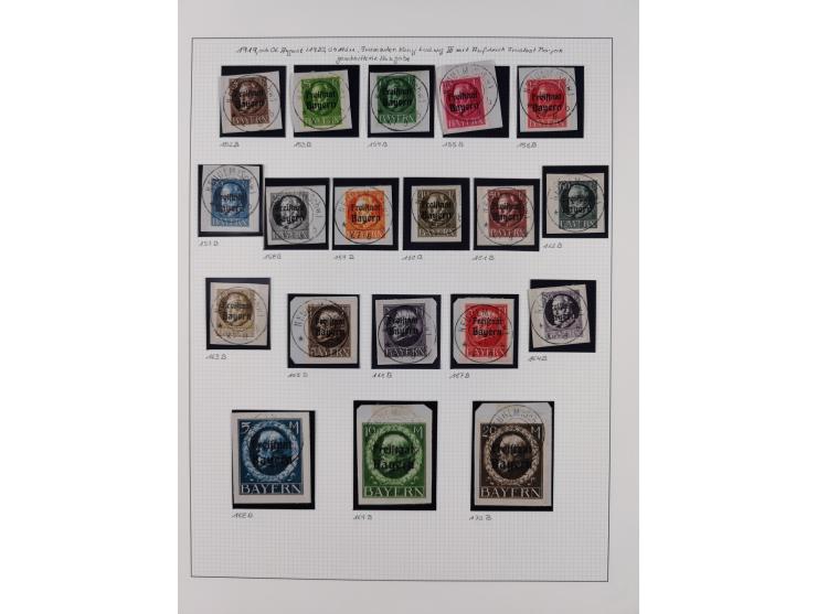 1849/1920, gestempelte Sammlung mit vielen signierten Werten, dabei u.a. Mi.1Ia (Stempel nicht prüfbar, Befund Brettl), 1IIa 