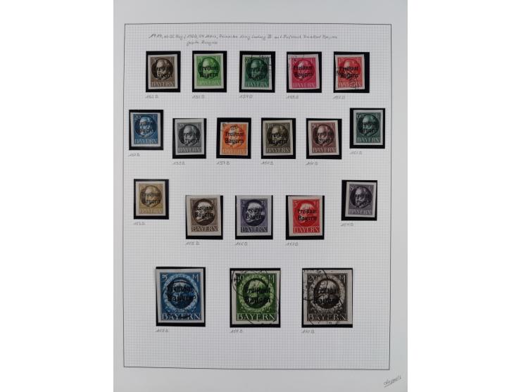 1849/1920, gestempelte Sammlung mit vielen signierten Werten, dabei u.a. Mi.1Ia (Stempel nicht prüfbar, Befund Brettl), 1IIa 