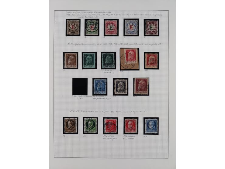 1849/1920, gestempelte Sammlung mit vielen signierten Werten, dabei u.a. Mi.1Ia (Stempel nicht prüfbar, Befund Brettl), 1IIa 