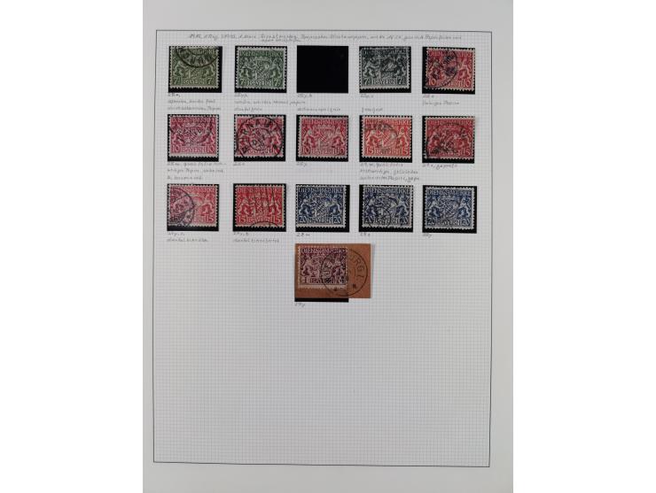 1849/1920, gestempelte Sammlung mit vielen signierten Werten, dabei u.a. Mi.1Ia (Stempel nicht prüfbar, Befund Brettl), 1IIa 