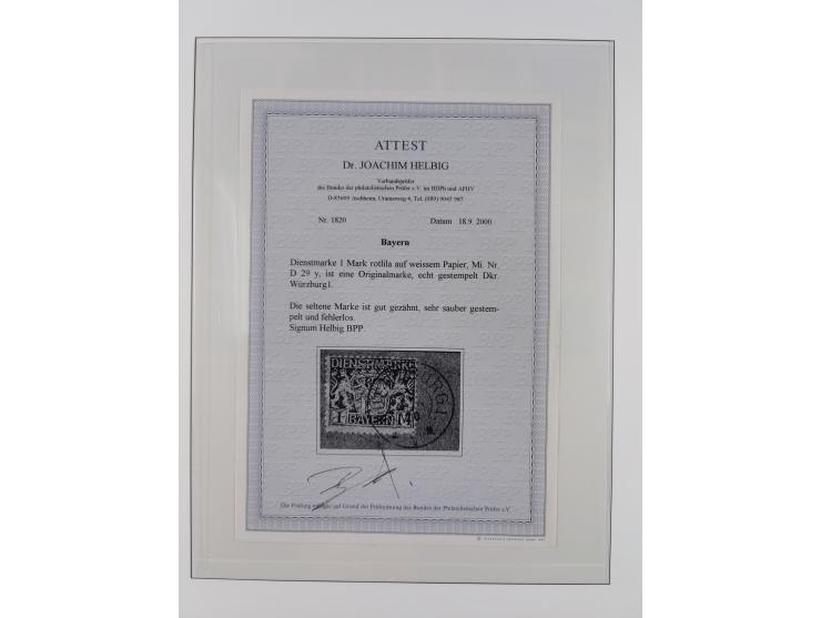 1849/1920, gestempelte Sammlung mit vielen signierten Werten, dabei u.a. Mi.1Ia (Stempel nicht prüfbar, Befund Brettl), 1IIa 
