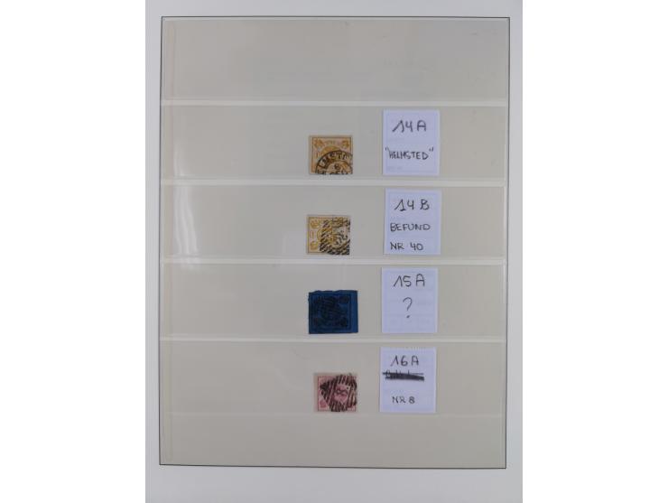 1852/65, gestempelte Sammlung mit vielen signierten Werten, dabei u.a. Mi. 1-3, 4, 5, 11 Briefe, dabei eine Farbfrankatur, et