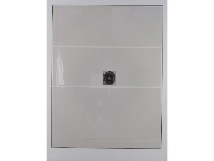 1852/65, gestempelte Sammlung mit vielen signierten Werten, dabei u.a. Mi. 1-3, 4, 5, 11 Briefe, dabei eine Farbfrankatur, et