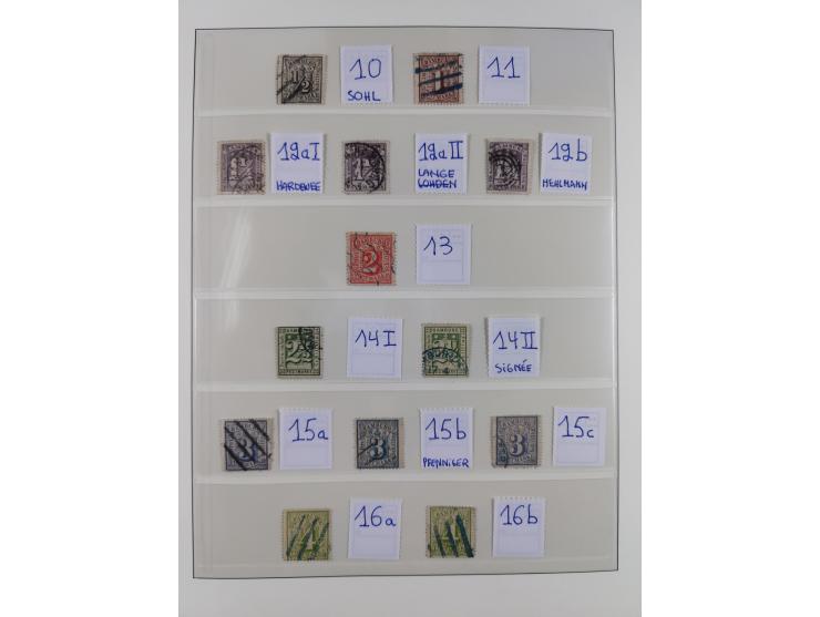 1859/67, gestempelte Sammlung mit 5 Briefen, dabei u.a. Mi. 5b (signiert Pfenninger mit Attest), 7 (Attest Jakubek), 8g (Atte