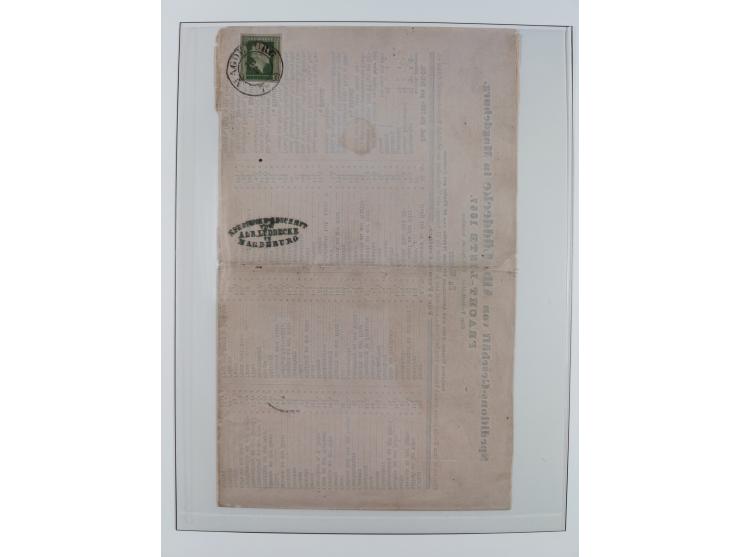 1850/67, gestempelte Sammlung mit 17 Briefen&nbsp;