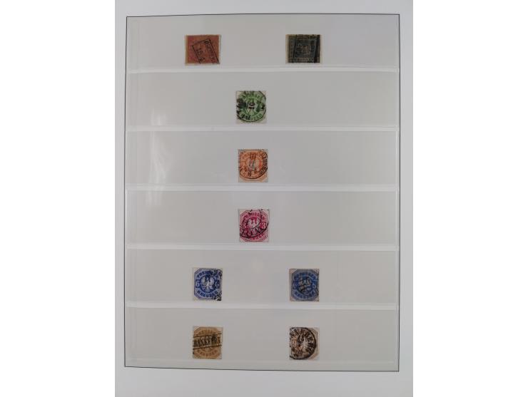 1850/67, gestempelte Sammlung mit 17 Briefen&nbsp;