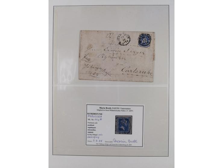 1850/67, gestempelte Sammlung mit 17 Briefen&nbsp;