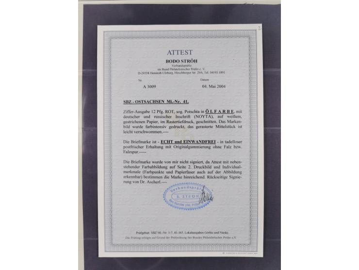 1945/90, ungebrauchte und postfrische Sammlung, oftmals komplett, dabei Bund/Berlin und DDR, DDR mit guten Dienstmarken inkl.