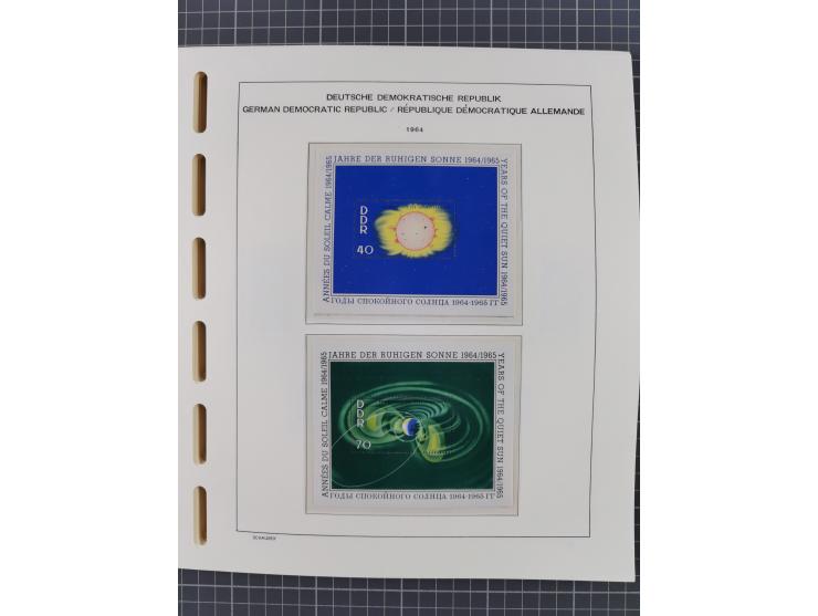 1945/90, ungebrauchte und postfrische Sammlung, oftmals komplett, dabei Bund/Berlin und DDR, DDR mit guten Dienstmarken inkl.